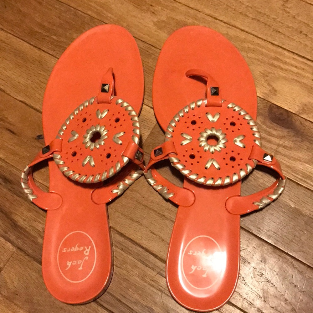 Jack rogers coral sandals